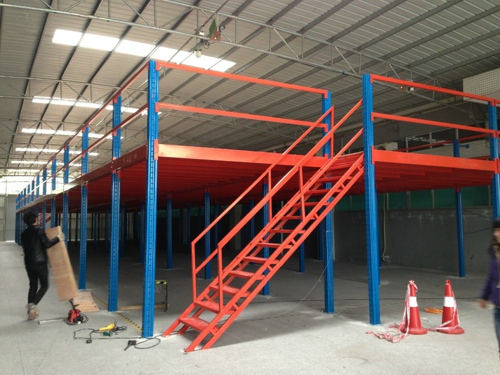 Heavy Duty Industrial Warehouse Steel Platforms Shelving Mezzanine Floor Racking System Storage Rack