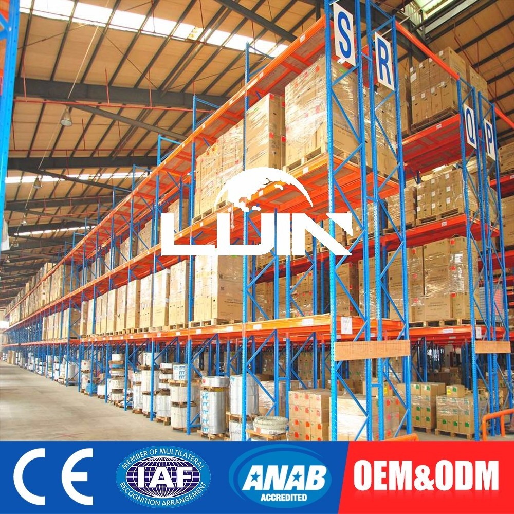 Customized Warehouse Storage Pallet Racking System First In First Out Rack