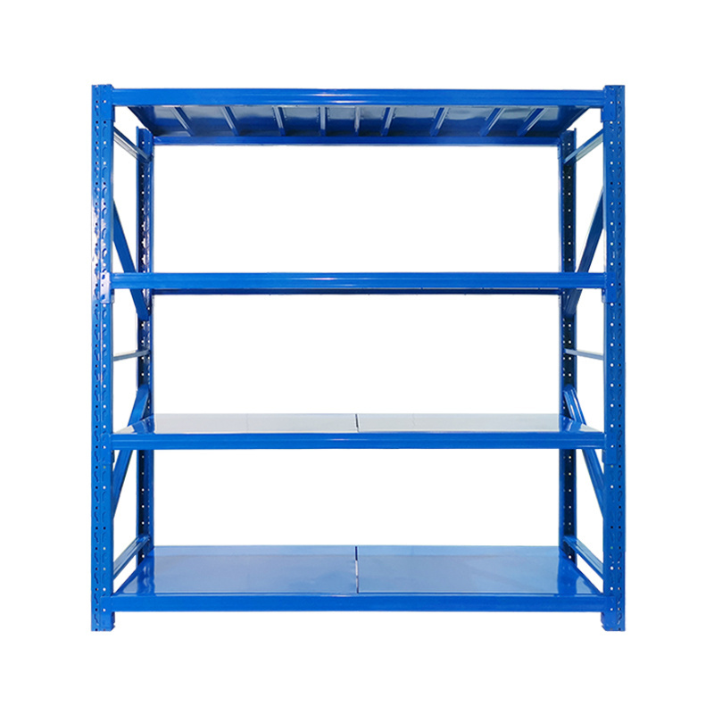 LIJIN Manufacture Factory 200KG Per layer Powder Coated Metal Light Duty Warehouse Storage Rack Shelf garage shelves