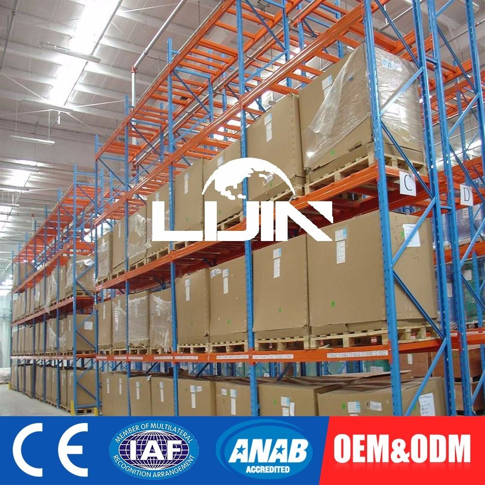 Customized Warehouse Storage Pallet Racking System First In First Out Rack