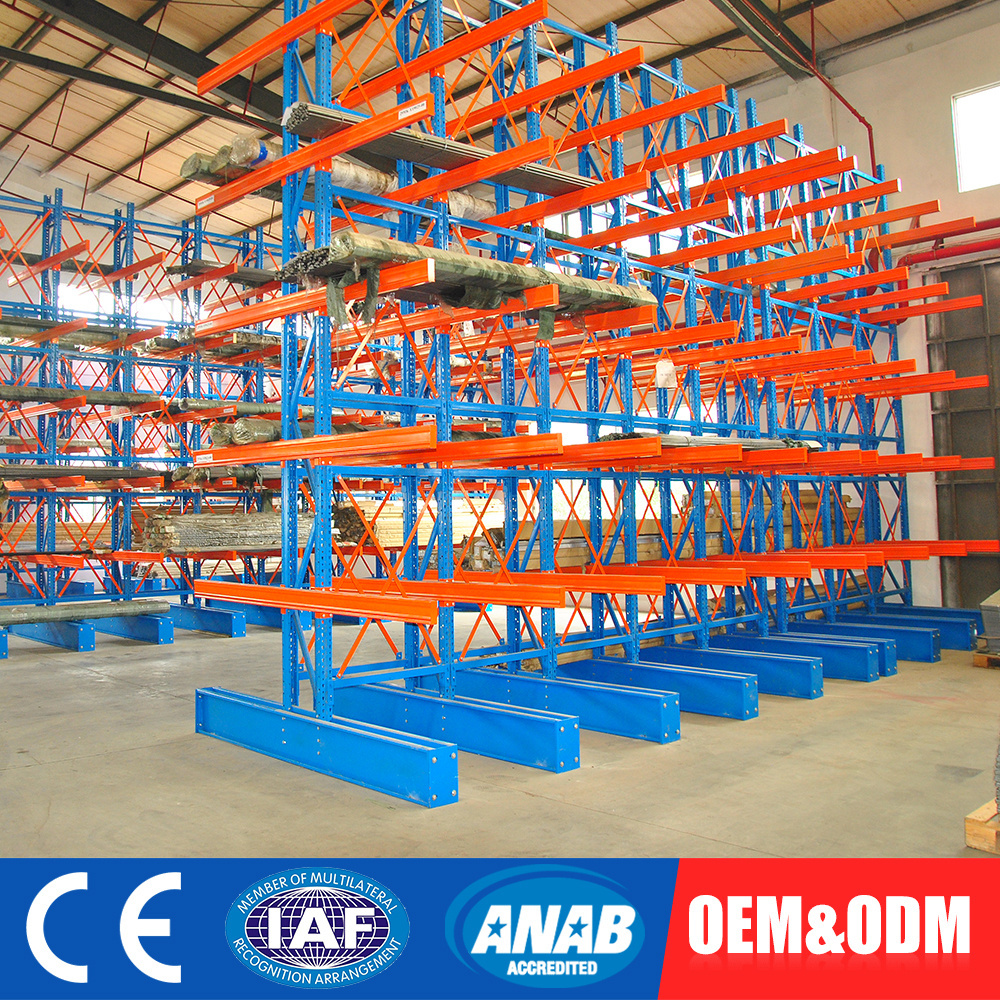 Custom Design Single Side Pipe Industrial Storage Cantilever Rack