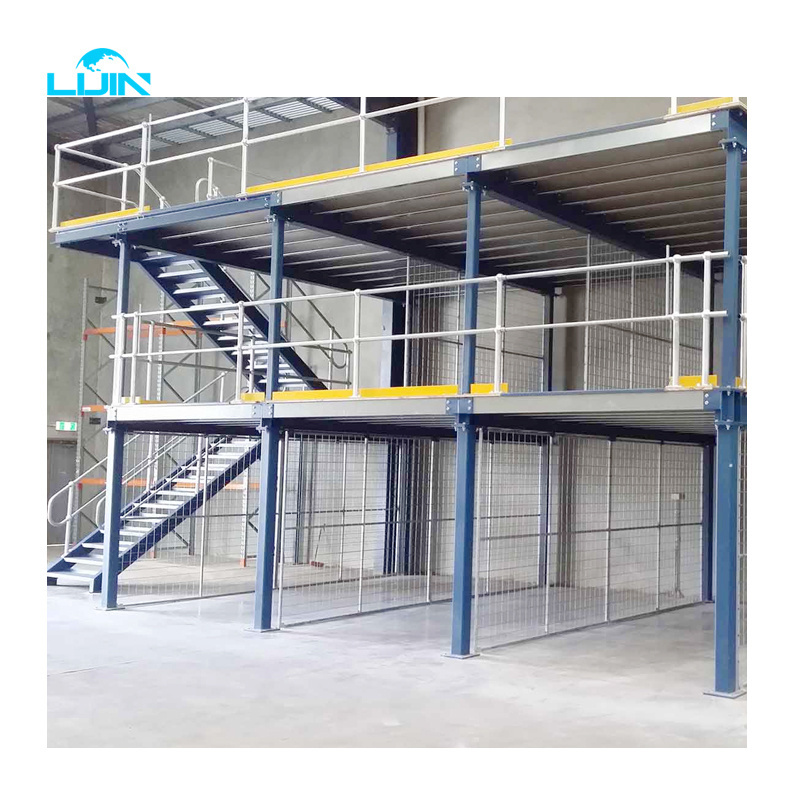 Free Design Industrial Steel Platform Warehouse Multi-Tier Racking Support Mezzanine Floor