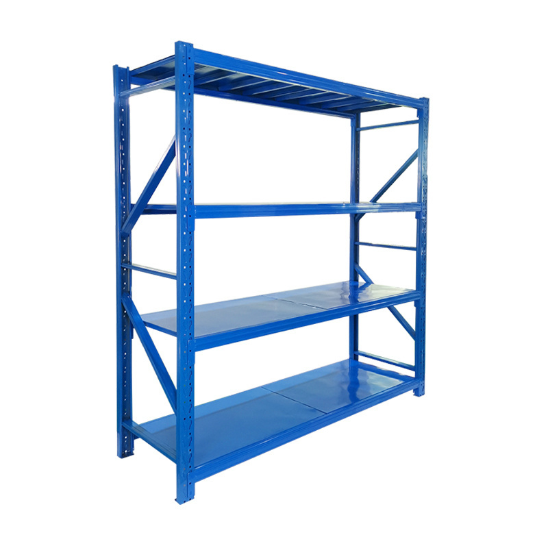 LIJIN Manufacture Factory 200KG Per layer Powder Coated Metal Light Duty Warehouse Storage Rack Shelf garage shelves