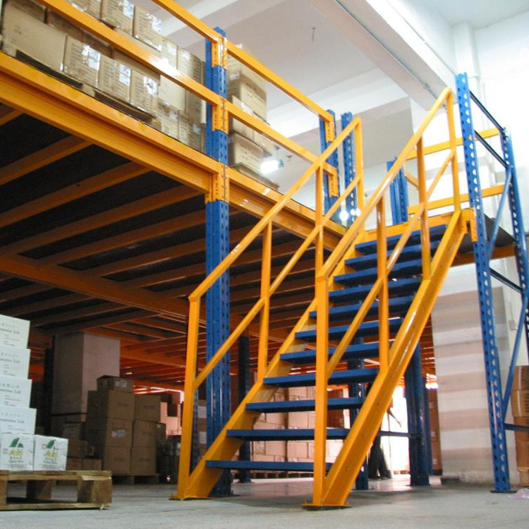 Heavy Duty Industrial Warehouse Steel Platforms Shelving Mezzanine ...