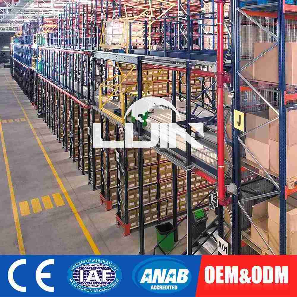 LIJIN Manufacture Factory Factor direct saley mezzanine floor rack warehouse mezzanine floor racking for heavy weight goods