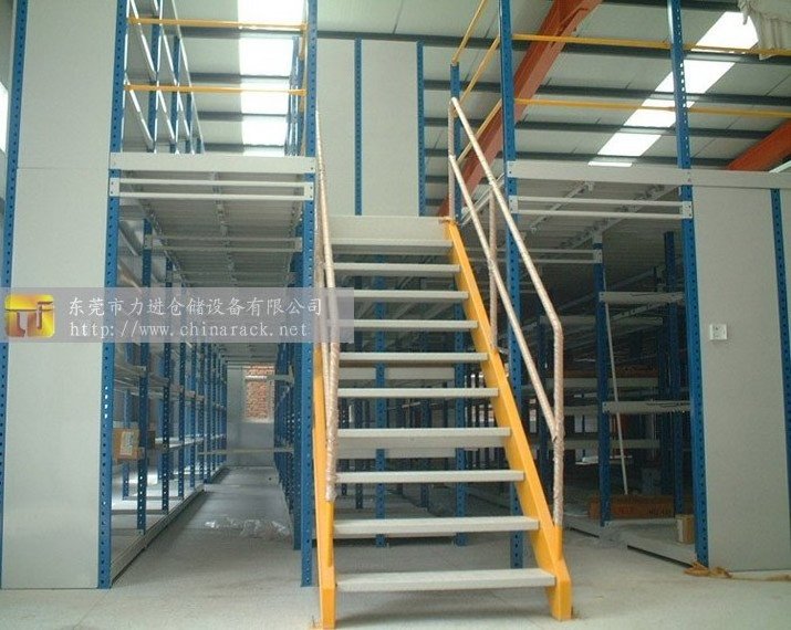 LIJIN Space Saving Mezzanine Racking Prefabricated Warehouse Shelving Unit