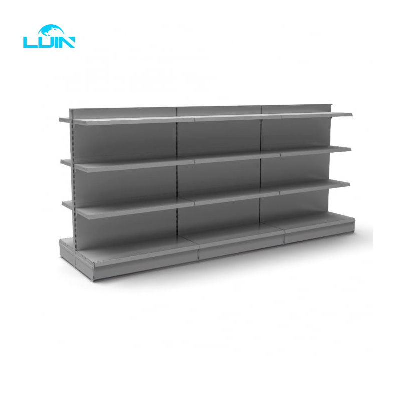 LIJIN SHELF Double side grocery store supermarket display shelf for sale