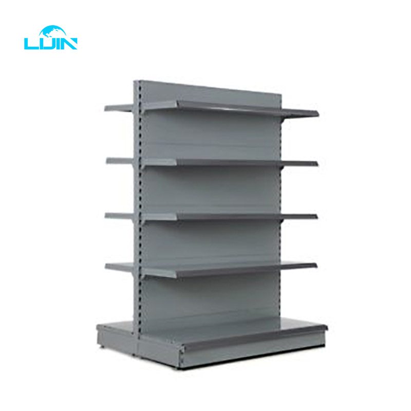 LIJIN SHELF Double side grocery store supermarket display shelf for sale