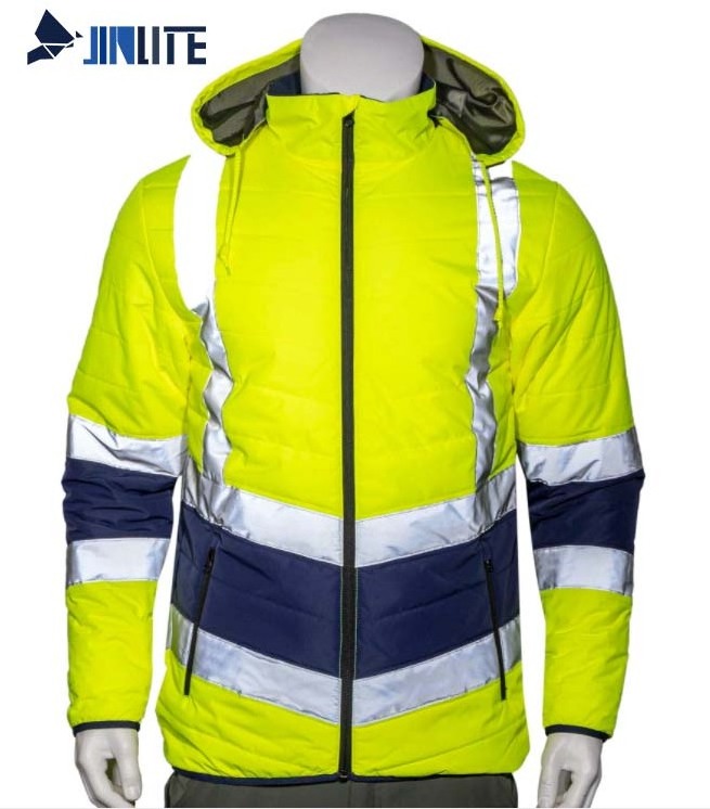 HIVI Workwear Winter High Visibility Safety Products for Sanitation Workers FOB Bangladesh security jacket reflective jacket