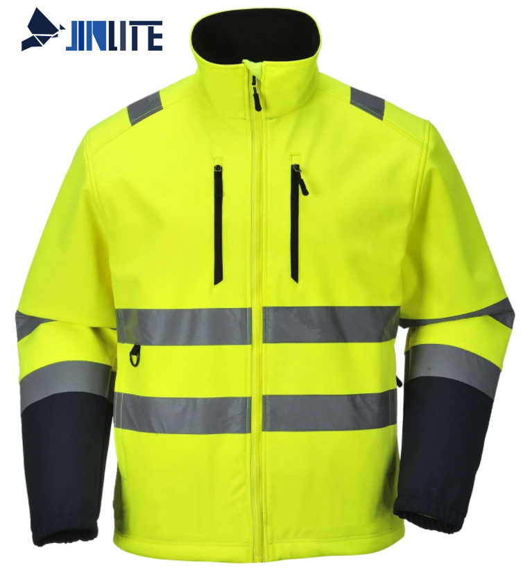 Hivi Waterproof Winter Workwear Uniform High Visibility Safety Jacket for men FOB Bangladesh security jacket reflective jacket