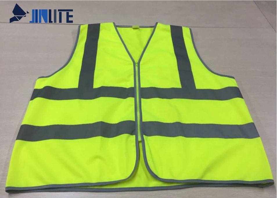 high visibility Safety  Clothes WorkWear Clothing hivi Safety Vest with Reflective Tape FOB Bangladesh