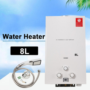 8L 2.11 GPM Portable Tankless Instant Propane Gas Water Heater Boiler for Outdoor Camping RV Shower