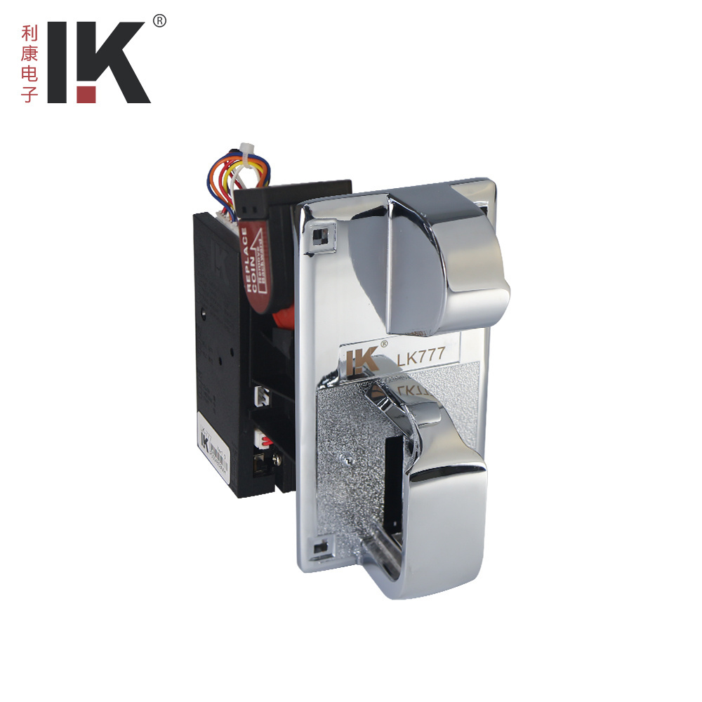 Clamshell panel design anti-phishing high resolution high precision LK777 coin acceptor for coin operated game machine