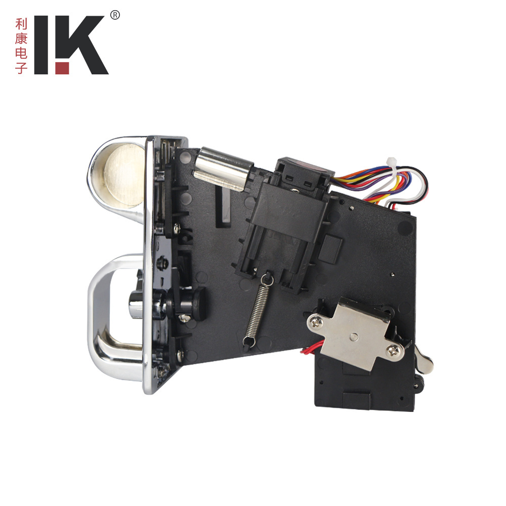 LK777 clamshell design panel double anti-phishing coin acceptor for playground machine