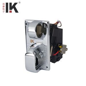 LK777 clamshell design panel double anti-phishing coin acceptor for playground machine