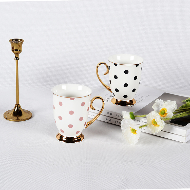 Wholesale Nordic Luxury Party Cups 300 ML 11 OZ Sublimation Ceramic Mug Gift Set