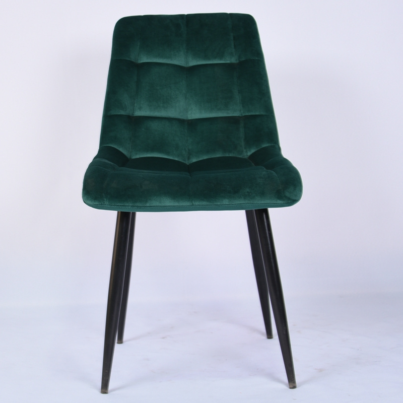 High Quality Modern Luxury Comfortable Fabric Colorful Velvet Nordic Dinner Chair Green Dinning Dining Room Chairs