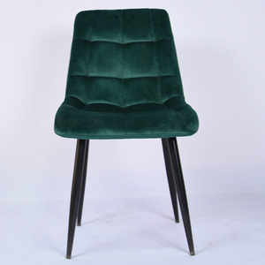 High Quality Modern Luxury Comfortable Fabric Colorful Velvet Nordic Dinner Chair Green Dinning Dining Room Chairs