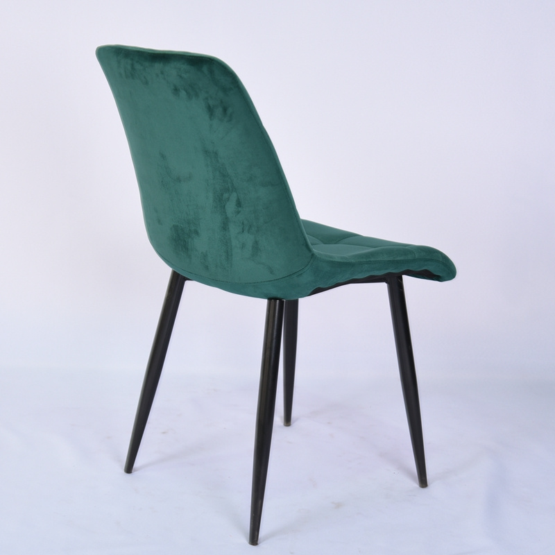 High Quality Modern Luxury Comfortable Fabric Colorful Velvet Nordic Dinner Chair Green Dinning Dining Room Chairs