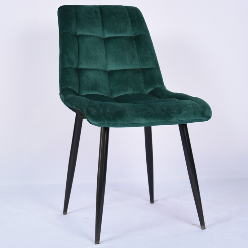 High Quality Modern Luxury Comfortable Fabric Colorful Velvet Nordic Dinner Chair Green Dinning Dining Room Chairs