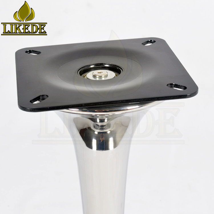 Modern design new trumpet chair leg tulip swivel chair leg 304# stainless steel chair base