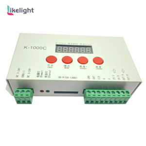 DC5V-24V K1000C K4000CK K8000C SD card pixel LED light controller for ws2811, sk6812, ucs1903 pixel strips