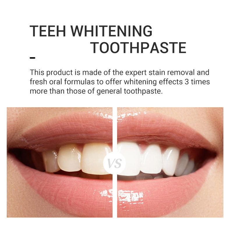 Natural Fluoride Free Toothpaste Whiter Teeth Breath Refresh Peppermint Whitening Toothpaste