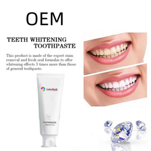 Natural Fluoride Free Toothpaste Whiter Teeth Breath Refresh Peppermint Whitening Toothpaste