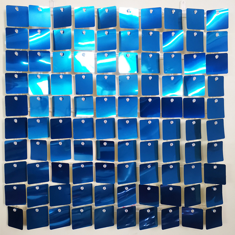 shimmer wall dark blue easy setup photo backdrops sequin shimmer wall backdrop for party decoration