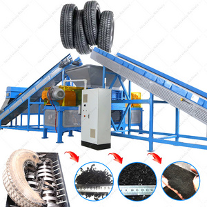 tyre chipper tyre crushing machine tire shredder for rubber