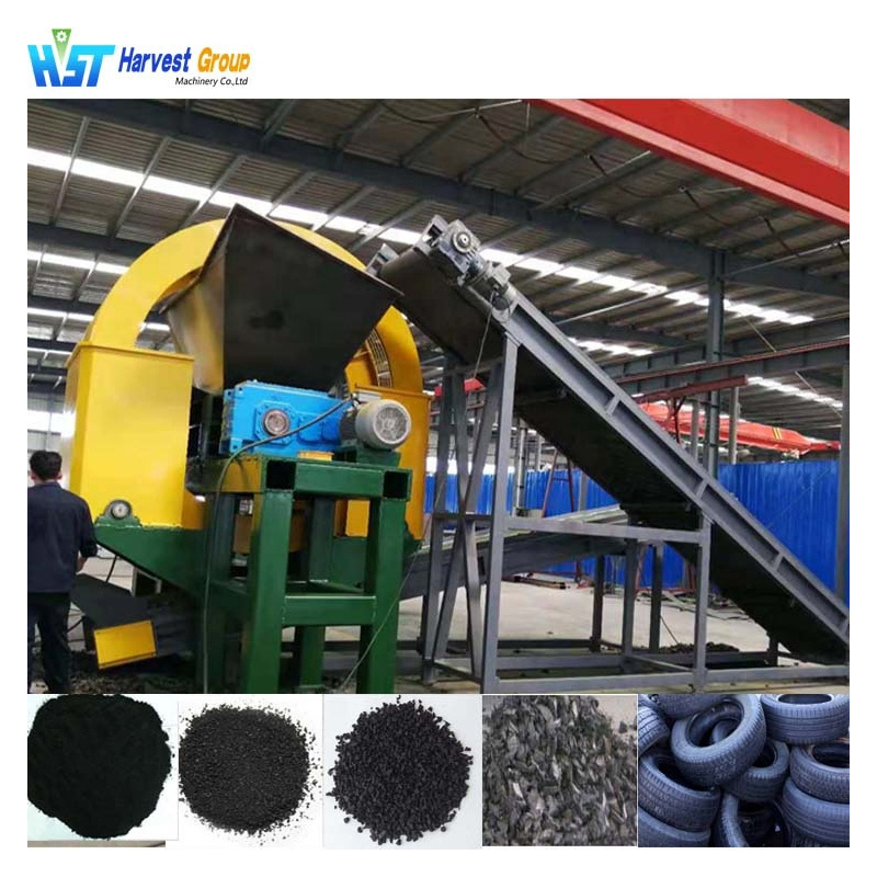 Fully Automatic large capacity Waste Tyre Recycling Production Line/tire Recycling Plant For Sale/rubber Tire Recycling