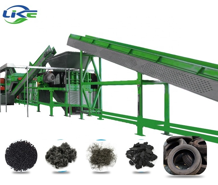 tyre chipper tyre crushing machine tire shredder for rubber