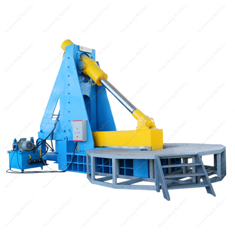 The cheapest plant waste used rubber shredder make rubber powder price OTR Tyre Recycling Machine For Making Rubber Powder