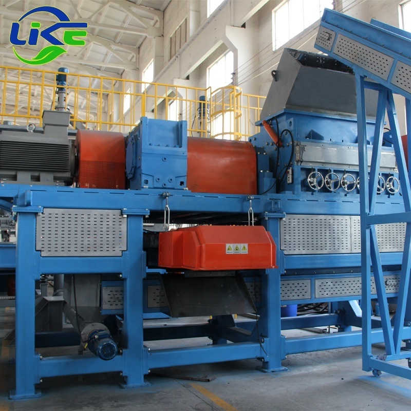 tyre recycling business tire mulching machine tyre shredder for sale