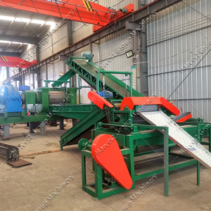 Full Automatic Waste Tyre Crusher Shredder Recycling Machine Fully Automated Rubber Granulator and Fine Rubber Grinder