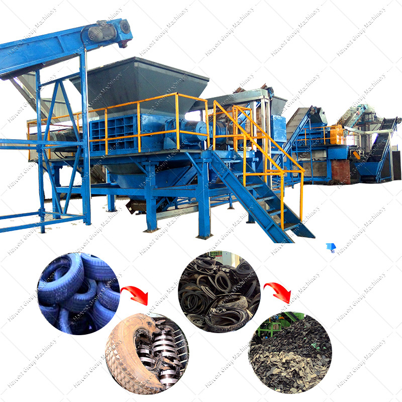 Quality assurance tire granulator machine to make crumb rubber tire recycling machine to granules for sale