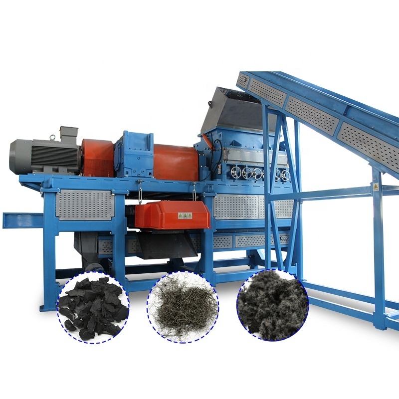 fully automatic waste tyre recycling equipment for tire powder