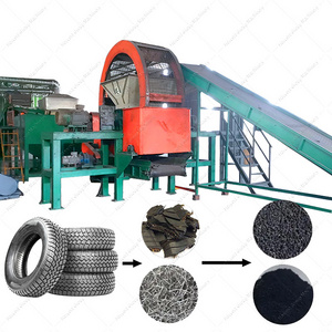 Fully Automatic large capacity Waste Tyre Recycling Production Line/tire Recycling Plant For Sale/rubber Tire Recycling