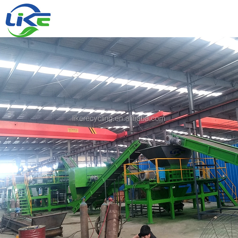 tyre shredding grinding machine used tire recycle machine shred tires into crumb rubber