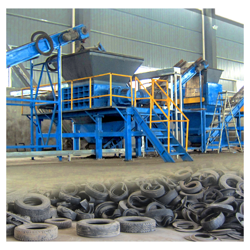 Fully Automatic large capacity Waste Tyre Recycling Production Line/tire Recycling Plant For Sale/rubber Tire Recycling