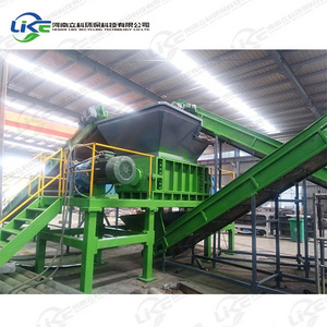 tyre shredding grinding machine used tire recycle machine shred tires into crumb rubber