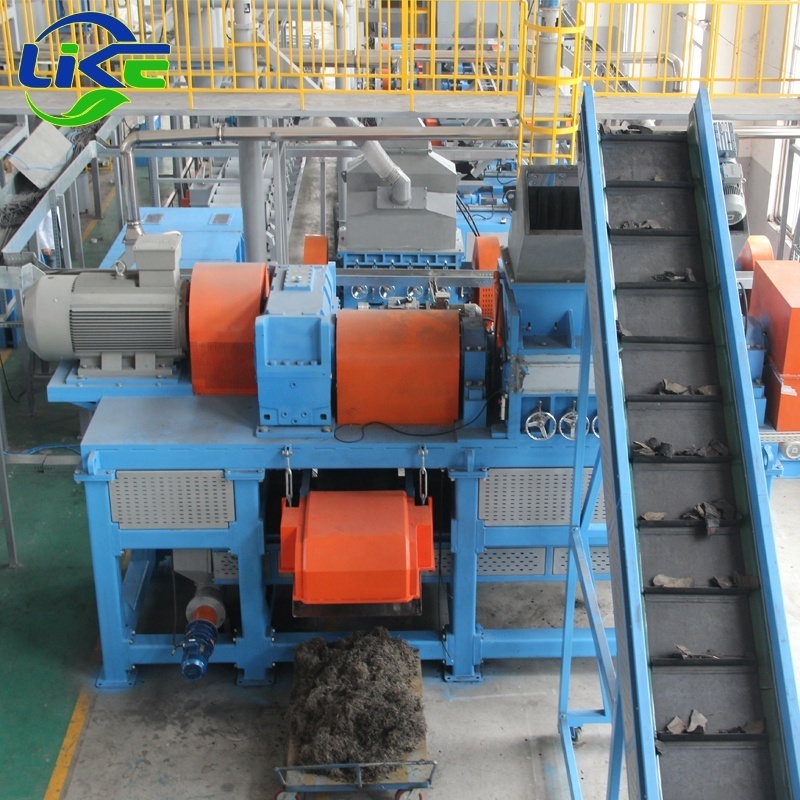 fully automatic waste tyre recycling equipment for tire powder