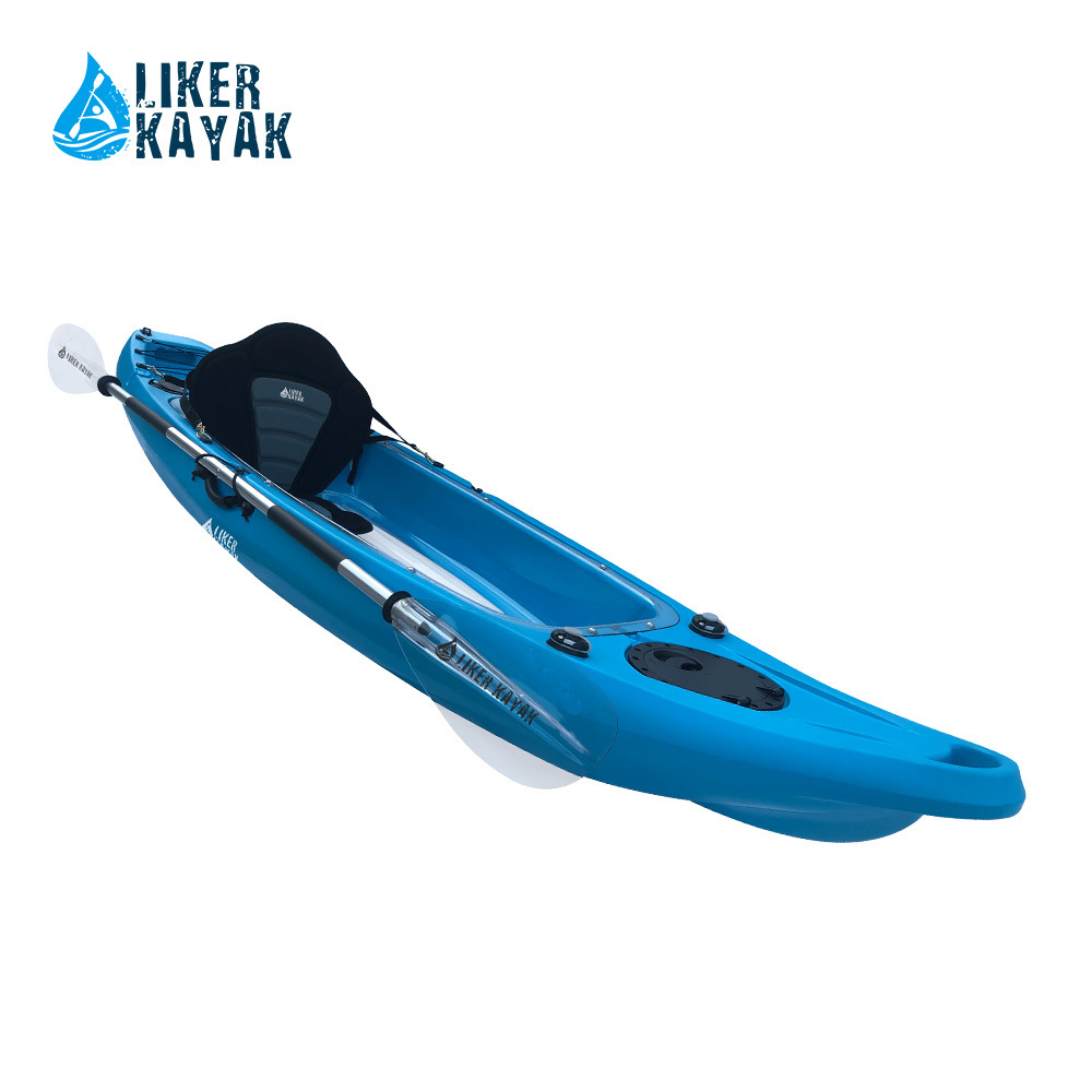 HOT Single Crystal clear Canoe See Through Kayak Glass transparent Bottom Kayak