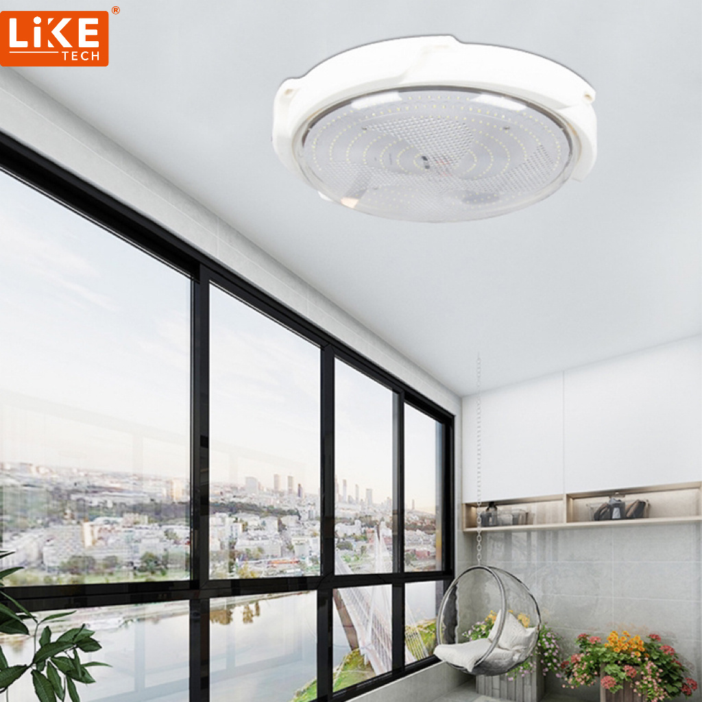 LikeTech 100W 200W 400W 500W 600W 1000W Outdoor Indoor Ceiling Lighting LED Solar Ceiling Light