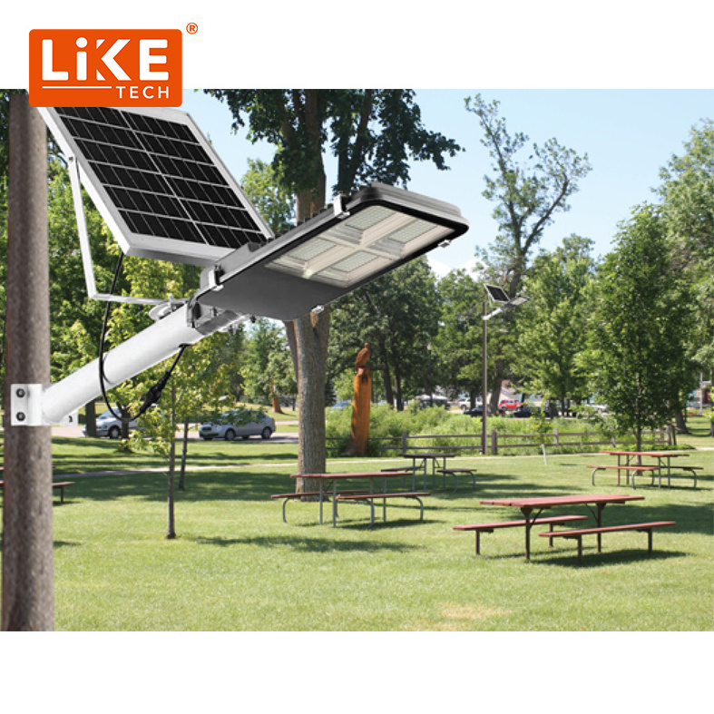 LikeTech large-capacity battery always on for 12 hours 100W 300W600W1200W1800W engineering led solar street light outdoor