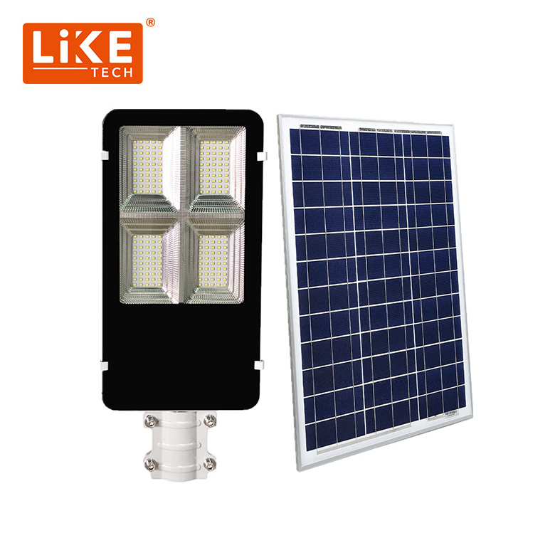 LikeTech large-capacity battery always on for 12 hours 100W 300W600W1200W1800W engineering led solar street light outdoor