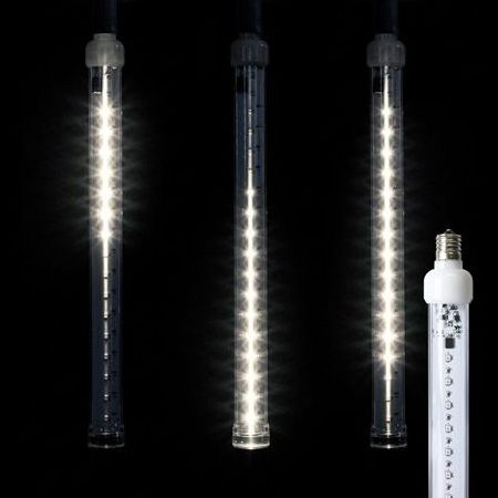 Factory wholesale 12 inches Snowfall Meteor shower icicle Christmas Lights  E17 led  Christmas light  bulbs lamp