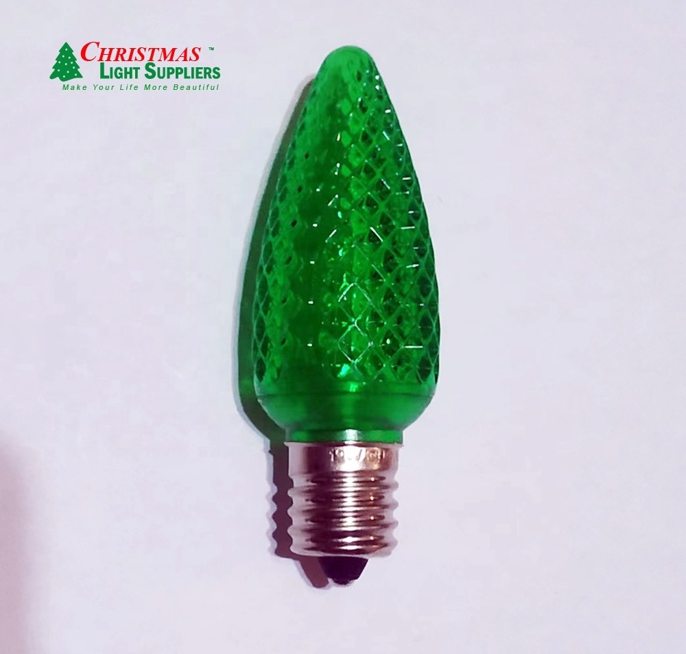 Durable LED C9 light Bulbs super high brightness Replacement faceted Strawberry Christmas light Bulbs Dimmable Led Bulb