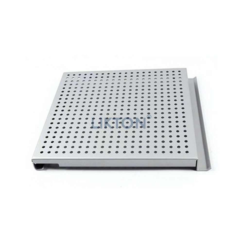 High Quality Punching Ceiling Gusset Plate Metal Aluminum Ceiling Panel For Office Building