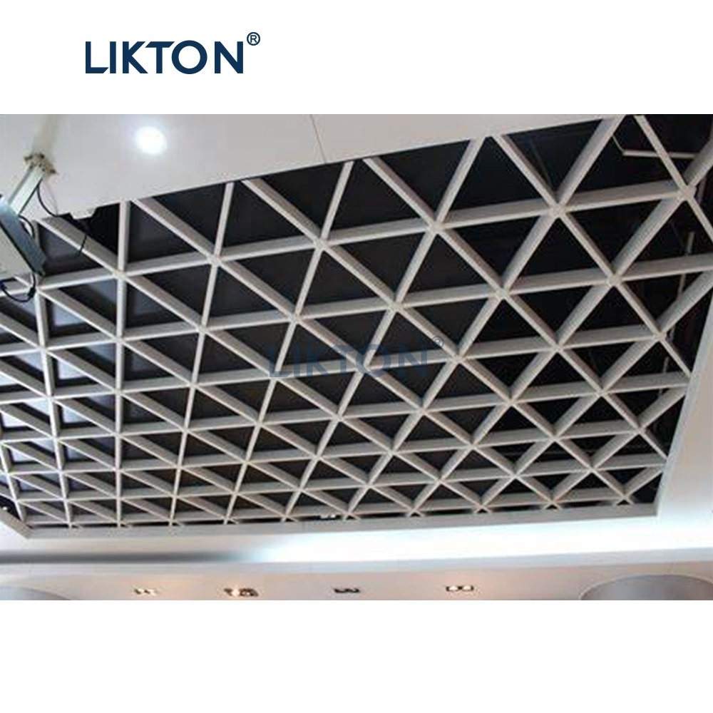 New Arrival Grid Ceiling Fireproof Aluminum Ceiling Grid Modern Aluminum tube Ceiling For Interior Decoration